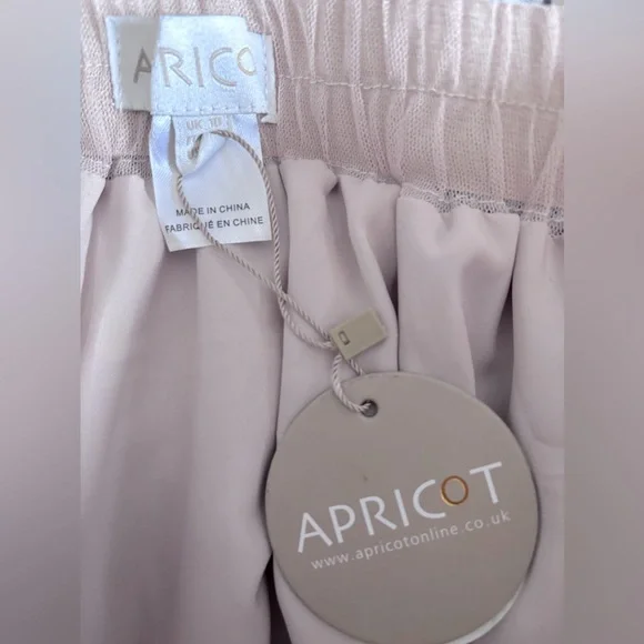 NWT APRCOT Stunning layered Tulle Midi Skirt sz Small Stone colour ruffles lined - Picture 11 of 16